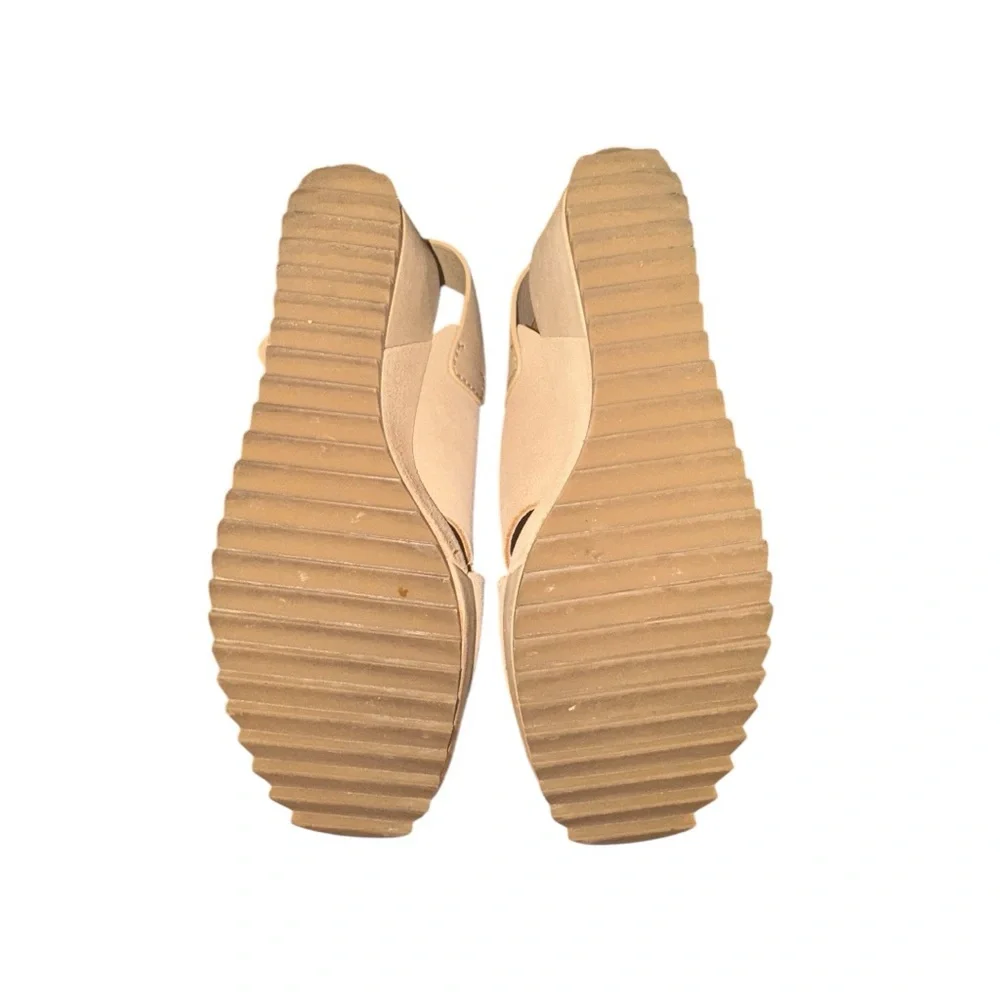 Pedro Garcia ‘federica’ Criss-Cross Suede Wedge in Tan Size 35 (US 5) EUC